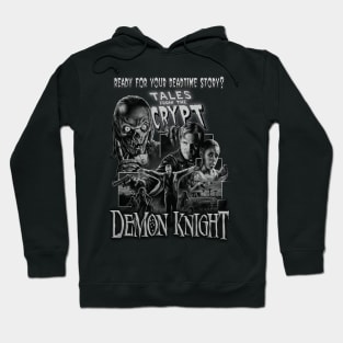 Demon Knight, Classic Horror, (Black & White) Hoodie